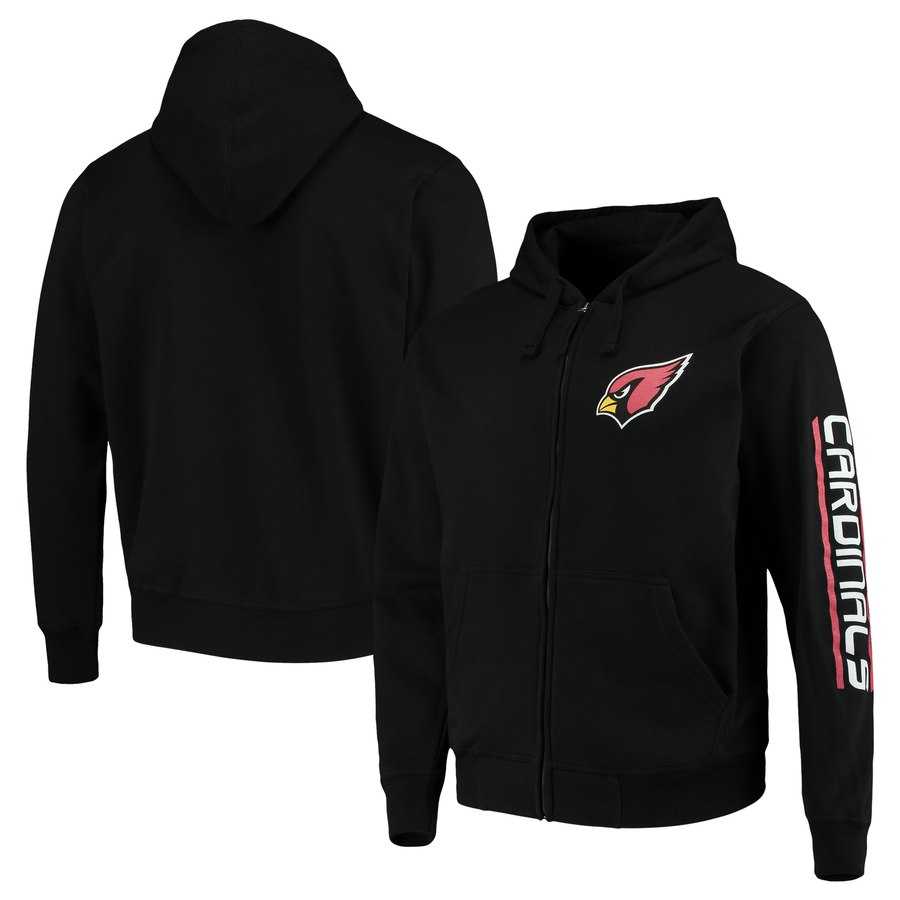 Men's Arizona Cardinals G III Sports by Carl Banks Post Route Full Zip Hoodie Black,We sell and wholesale Men's Arizona Cardinals G III Sports by Carl Banks Post Route Full Zip Hoodie Black on line form chian!